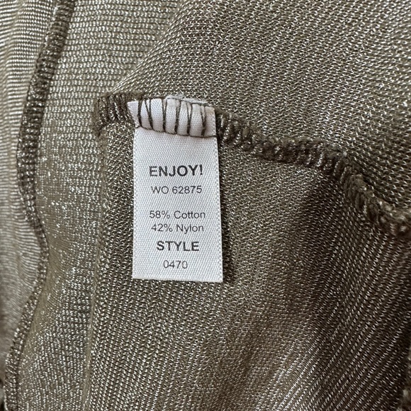 NWOT Michael stars || Woman’s Green open Cardigan size Large - Picture 5 of 5